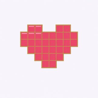 Pixel Heart Pin